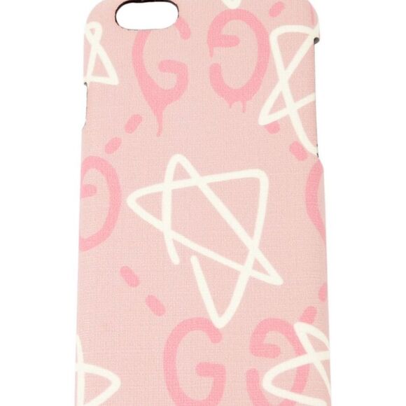 Gucci Pink Geometric iPhone Case Slim Design - Picture 1 of 4